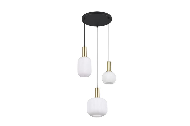Pendel TRIO Diva 3-del, Mattmässing/vit - 3-del, Mattmässing/vit - Belysning - Lampor & belysning inomhus - Fönsterlampa