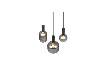 Pendel TRIO Diva 3-del, Mattsvart/kromad - 3-del, Mattsvart/kromad - Belysning - Lampor & belysning inomhus - Fönsterlampa