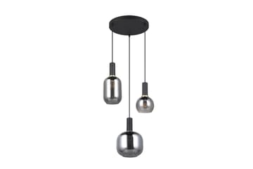 Pendel TRIO Diva 3-del, Mattsvart/kromad - 3-del, Mattsvart/kromad - Belysning - Lampor & belysning inomhus - Fönsterlampa