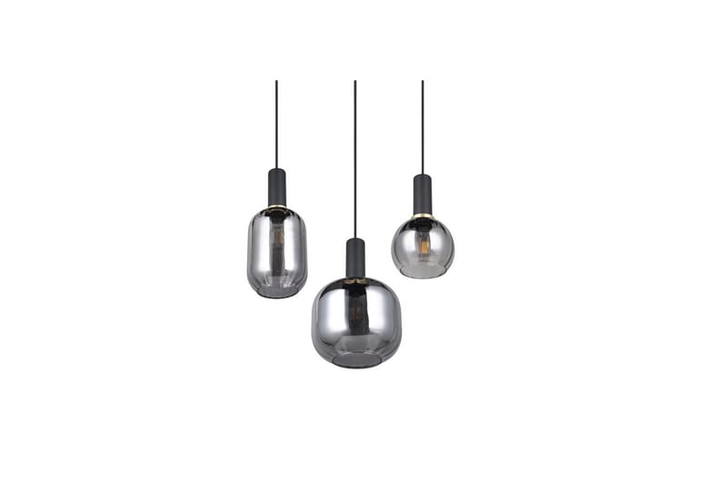 Pendel TRIO Diva 3-del, Mattsvart/kromad - 3-del, Mattsvart/kromad - Belysning - Lampor & belysning inomhus - Fönsterlampa