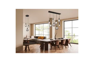 Pendel TRIO Diva 3-del, Mattsvart/kromad - 3-del, Mattsvart/kromad - Belysning - Lampor & belysning inomhus - Fönsterlampa