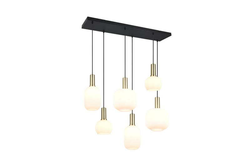 Pendel TRIO Diva 6-del, Mattmässing/vit, 6-del, Mattmässing/vit