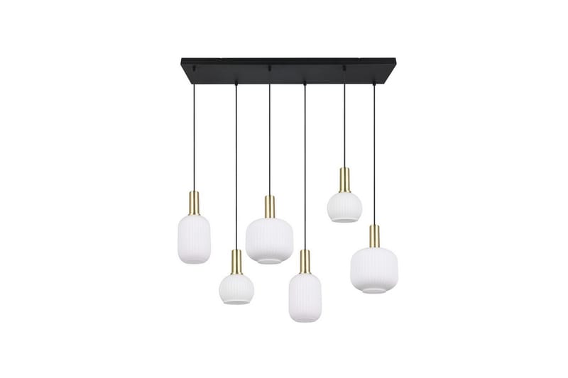 Pendel TRIO Diva 6-del, Mattmässing/vit - 6-del, Mattmässing/vit - Belysning - Lampor & belysning inomhus - Fönsterlampa