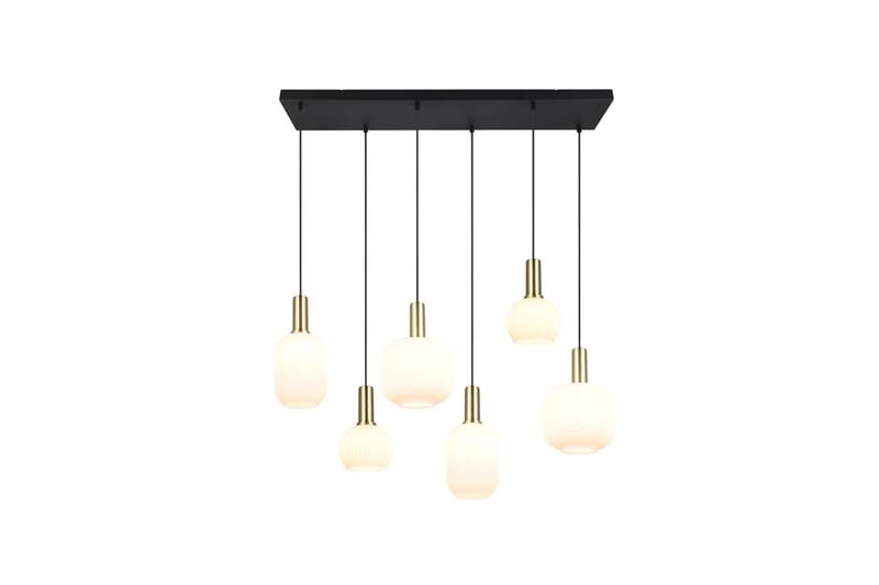 Pendel TRIO Diva 6-del, Mattmässing/vit - 6-del, Mattmässing/vit - Belysning - Lampor & belysning inomhus - Fönsterlampa