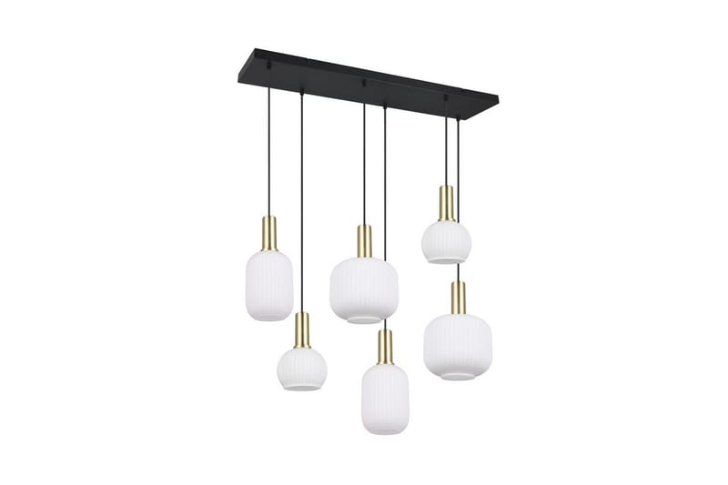 Pendel TRIO Diva 6-del, Mattmässing/vit - 6-del, Mattmässing/vit - Belysning - Lampor & belysning inomhus - Fönsterlampa