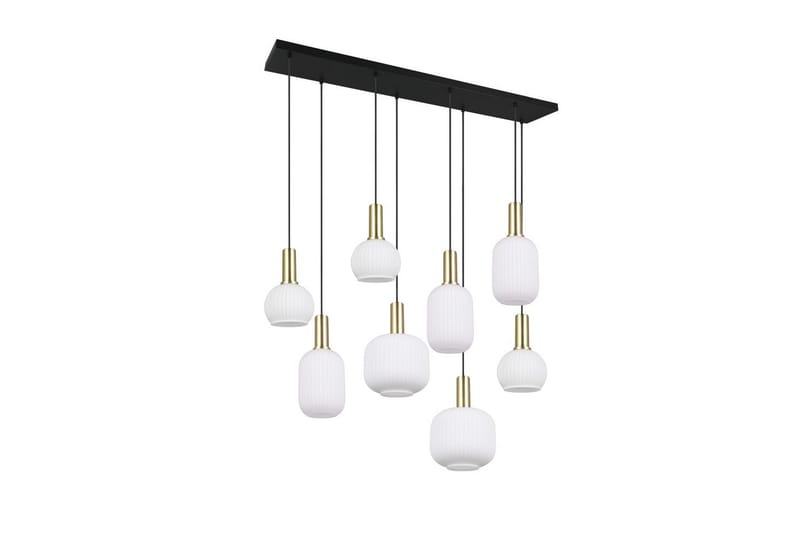 Pendel TRIO Diva 8-del, Mattmässing/vit - 8-del, Mattmässing/vit - Belysning - Lampor & belysning inomhus - Fönsterlampa