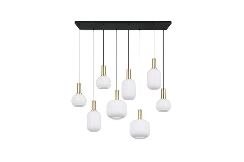 Pendel TRIO Diva 8-del, Mattmässing/vit - 8-del, Mattmässing/vit - Belysning - Lampor & belysning inomhus - Fönsterlampa