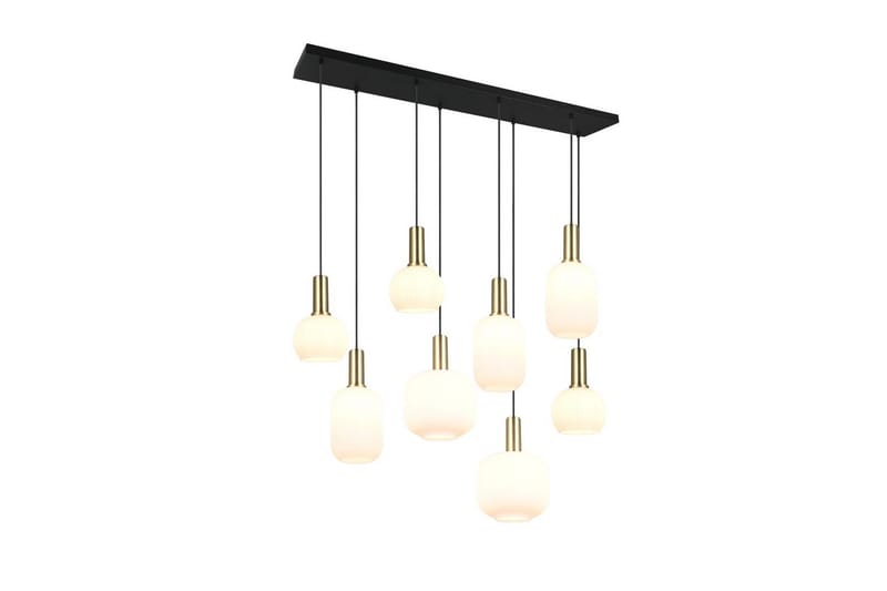 Pendel TRIO Diva 8-del, Mattmässing/vit - 8-del, Mattmässing/vit - Belysning - Lampor & belysning inomhus - Fönsterlampa