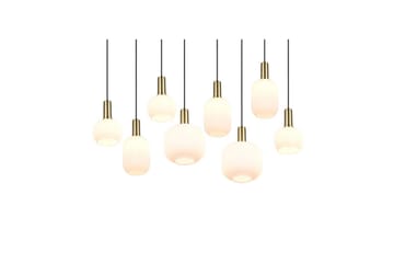 Pendel TRIO Diva 8-del, Mattmässing/vit - 8-del, Mattmässing/vit - Belysning - Lampor & belysning inomhus - Fönsterlampa