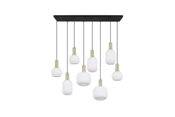 Pendel TRIO Diva 8-del, Mattmässing/vit - 8-del, Mattmässing/vit - Belysning - Lampor & belysning inomhus - Fönsterlampa