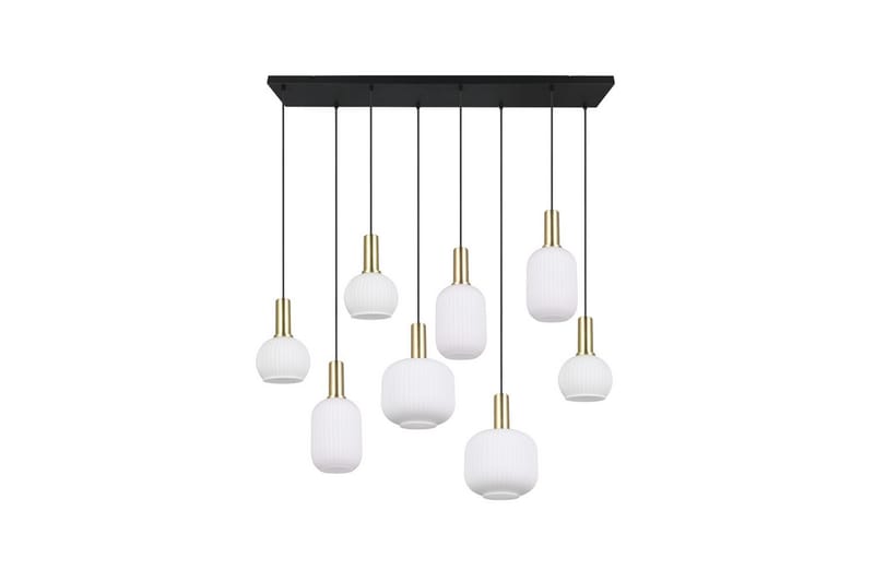 Pendel TRIO Diva 8-del, Mattmässing/vit - 8-del, Mattmässing/vit - Belysning - Lampor & belysning inomhus - Fönsterlampa