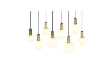 Pendel TRIO Diva 8-del, Mattmässing/vit - 8-del, Mattmässing/vit - Belysning - Lampor & belysning inomhus - Fönsterlampa