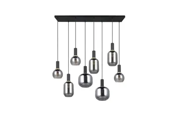 Pendel TRIO Diva 8-del, Mattsvart/kromad - 8-del, Mattsvart/kromad - Belysning - Lampor & belysning inomhus - Fönsterlampa