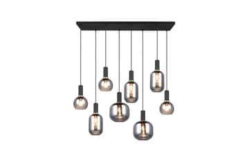 Pendel TRIO Diva 8-del, Mattsvart/kromad - 8-del, Mattsvart/kromad - Belysning - Lampor & belysning inomhus - Fönsterlampa
