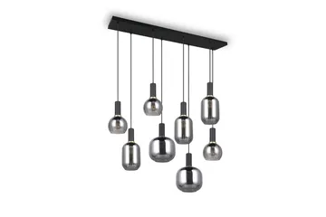 Pendel TRIO Diva 8-del, Mattsvart/kromad - 8-del, Mattsvart/kromad - Belysning - Lampor & belysning inomhus - Fönsterlampa