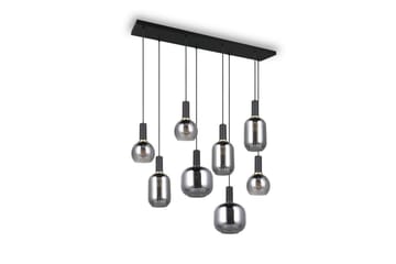 Pendel TRIO Diva 8-del, Mattsvart/kromad - 8-del, Mattsvart/kromad - Belysning - Lampor & belysning inomhus - Fönsterlampa