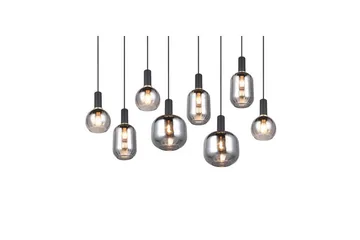 Pendel TRIO Diva 8-del, Mattsvart/kromad - 8-del, Mattsvart/kromad - Belysning - Lampor & belysning inomhus - Fönsterlampa