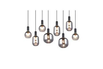 Pendel TRIO Diva 8-del, Mattsvart/kromad - 8-del, Mattsvart/kromad - Belysning - Lampor & belysning inomhus - Fönsterlampa