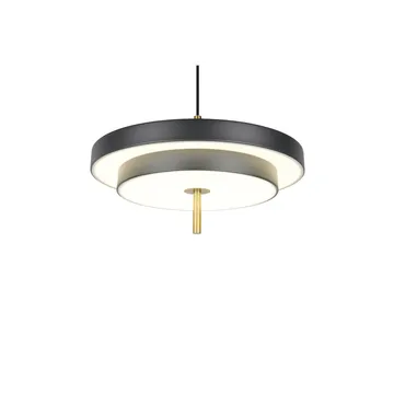 Pendel TRIO Keaton - 1 lampa 40 cm, Mattsvart/Mässing - Belysning - Lampor & belysning inomhus - Fönsterlampa