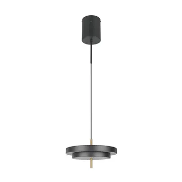 Pendel TRIO Keaton - 1 lampa 40 cm, Mattsvart/Mässing - Belysning - Lampor & belysning inomhus - Fönsterlampa