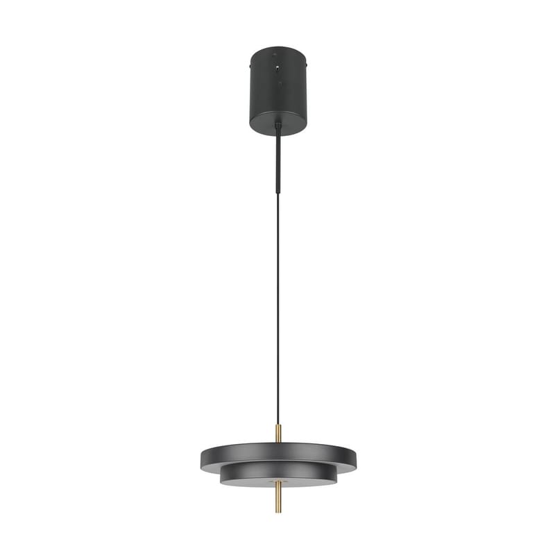 Pendel TRIO Keaton - 1 lampa 40 cm, Mattsvart/Mässing - Belysning - Lampor & belysning inomhus - Fönsterlampa