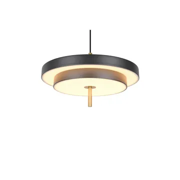 Pendel TRIO Keaton - 1 lampa 40 cm, Mattsvart/Mässing - Belysning - Lampor & belysning inomhus - Fönsterlampa