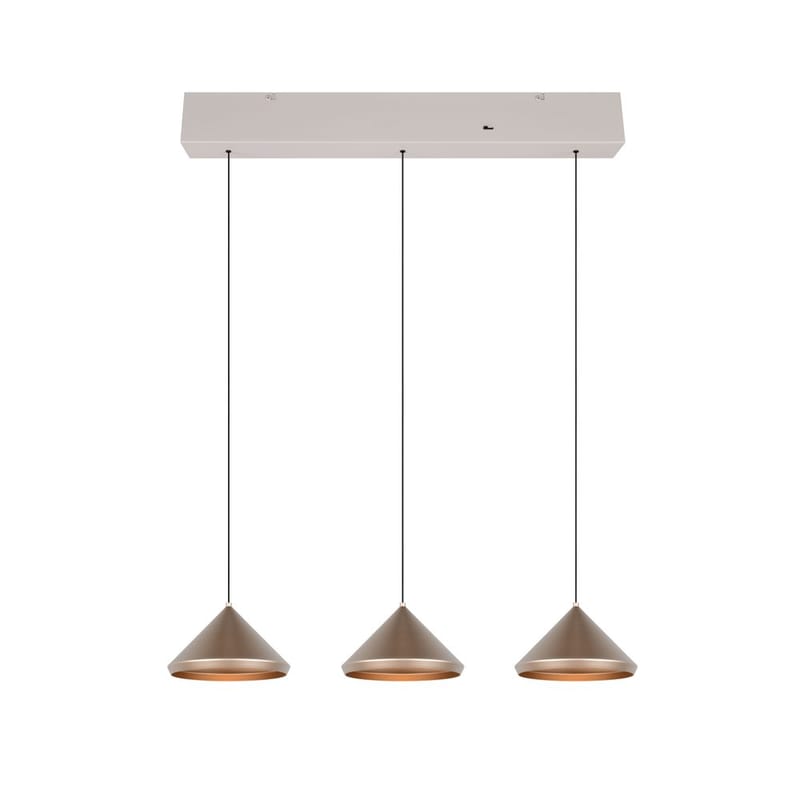 Pendel TRIO Laguna - 3 lampor, Coffee - Belysning - Lampor & belysning inomhus - Fönsterlampa