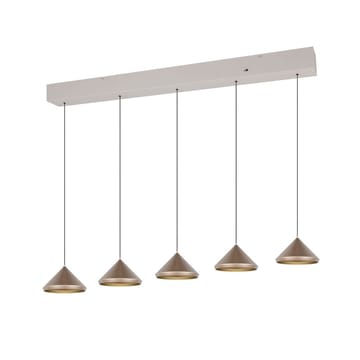 Pendel TRIO Laguna - 5 lampor, Coffee - Belysning - Lampor & belysning inomhus - Fönsterlampa