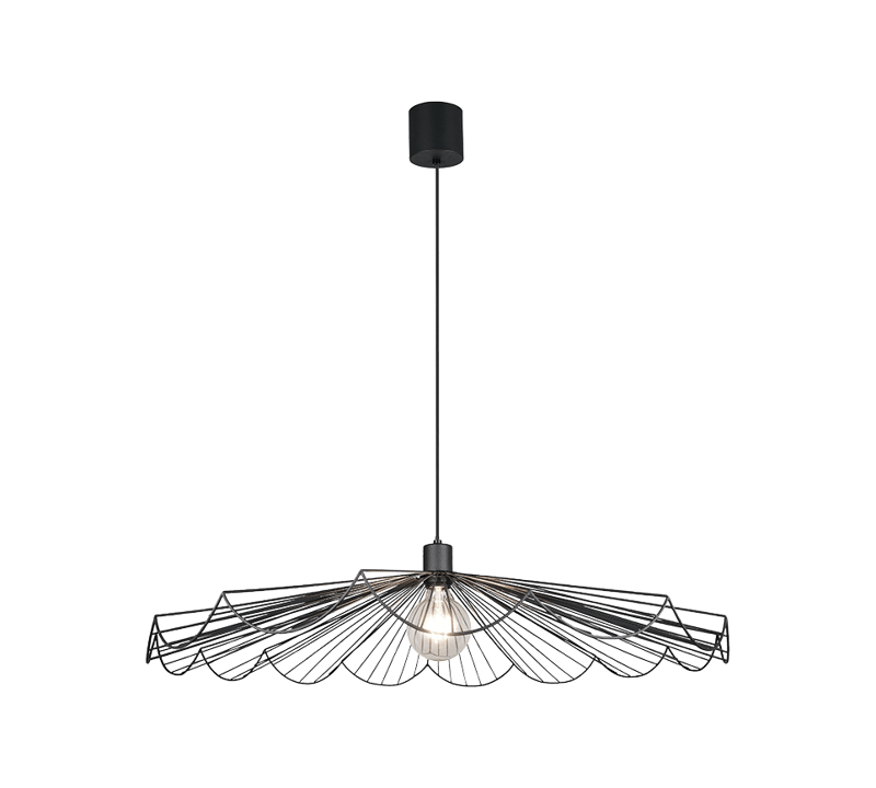 Pendel TRIO Margarita, 80 cm, Enkelskärm