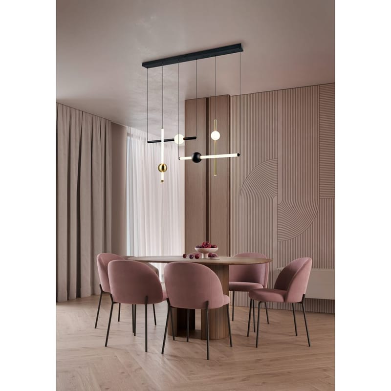 Pendel TRIO Melita - 110 cm/Mattsvart - Belysning - Lampor & belysning inomhus - Fönsterlampa