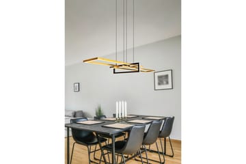 Pendel TRIO Salinas Mattmässing/mattsvart - Mattmässing/mattsvart - Belysning - Lampor & belysning inomhus - Fönsterlampa