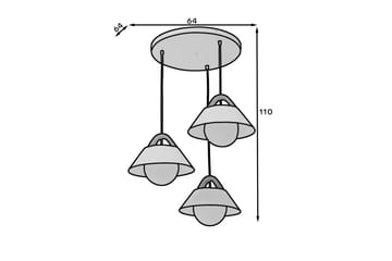 Pendellampa Almitara Rund - Svart - Belysning - Lampor & belysning inomhus - Fönsterlampa