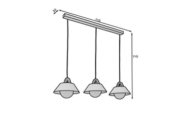 Pendellampa Almitara Rund - Svart - Belysning - Lampor & belysning inomhus - Fönsterlampa