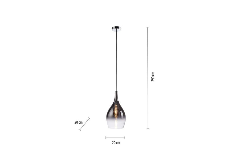 Pilua Paul Neuhaus Taklampa - Chrome - Belysning - Lampor & belysning inomhus - Fönsterlampa