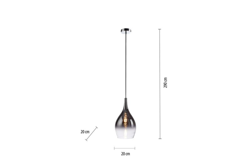 Pilua Paul Neuhaus Taklampa - Chrome - Belysning - Lampor & belysning inomhus - Fönsterlampa