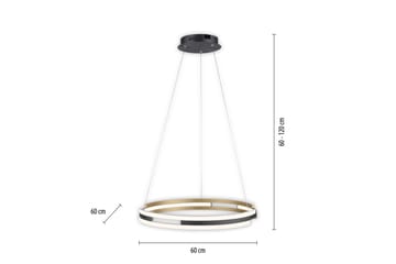 Q-Beluga Paul Neuhaus Taklampa - Brass - Belysning - Lampor & belysning inomhus - Fönsterlampa