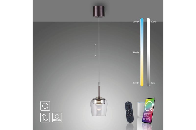 Q-Kon Paul Neuhaus Taklampa - Silver - Belysning - Lampor & belysning inomhus - Fönsterlampa