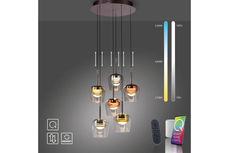 Q-Kon Paul Neuhaus Taklampa - Multicolored - Belysning - Lampor & belysning inomhus - Fönsterlampa