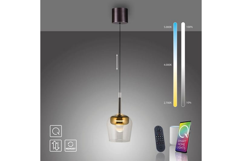 Q-Kon Paul Neuhaus Taklampa - GOLD - Belysning - Lampor & belysning inomhus - Fönsterlampa