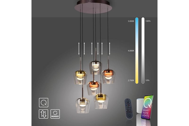 Q-Kon Paul Neuhaus Taklampa - Multicolored - Belysning - Lampor & belysning inomhus - Fönsterlampa