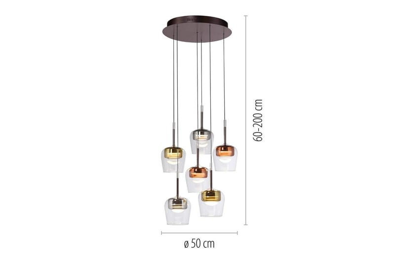 Q-Kon Paul Neuhaus Taklampa - Multicolored - Belysning - Lampor & belysning inomhus - Fönsterlampa