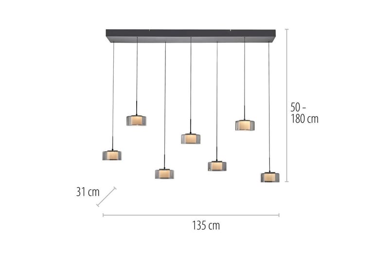 Rika Paul Neuhaus Taklampa - Black - Belysning - Lampor & belysning inomhus - Fönsterlampa