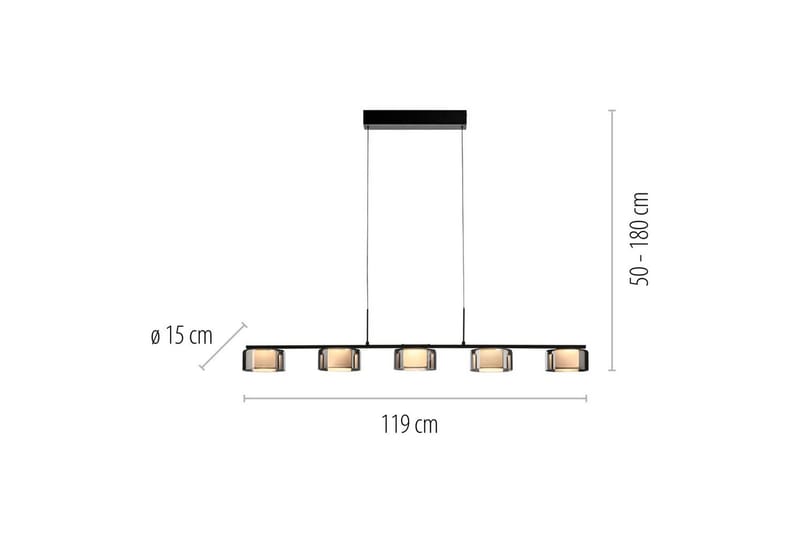 Rika Paul Neuhaus Taklampa - Black - Belysning - Lampor & belysning inomhus - Fönsterlampa