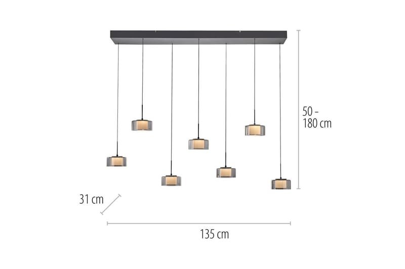 Rika Paul Neuhaus Taklampa - Black - Belysning - Lampor & belysning inomhus - Fönsterlampa