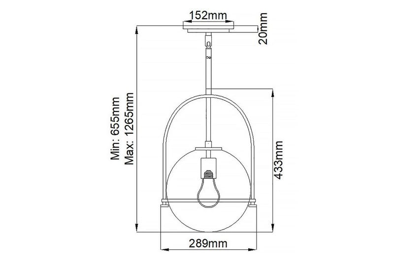 Somerset Hinkley Pendellampa - Black - Belysning - Lampor & belysning inomhus - Fönsterlampa