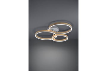 Takbelysning Eglo Cadinaro Grå/Trä Rund - Belysning - Lampor & belysning inomhus - Fönsterlampa