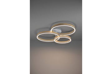 Takbelysning Eglo Cadinaro Grå/Trä Rund - Belysning - Lampor & belysning inomhus - Fönsterlampa