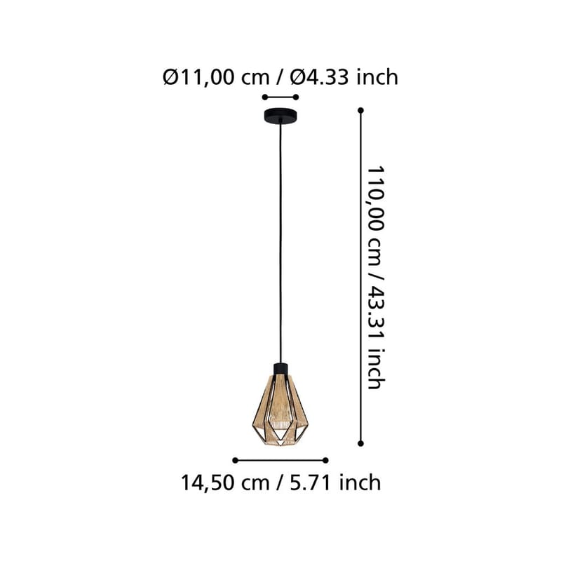 Taklampa Adwickle - 14,5 cm - Belysning - Lampor & belysning inomhus - Fönsterlampa