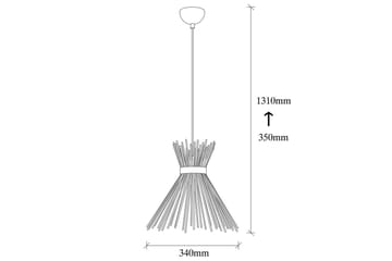 Taklampa Afroz Svart Enkeluttag - Enkeluttag - Belysning - Lampor & belysning inomhus - Fönsterlampa