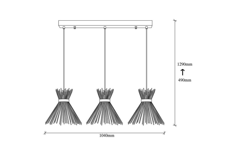 Taklampa Afroz Svart Treuttag - Treuttag - Belysning - Lampor & belysning inomhus - Fönsterlampa